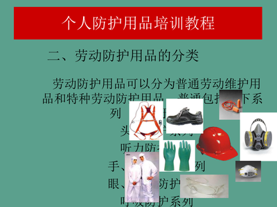 个人防护用品使用规范与网络技术服务安全培训